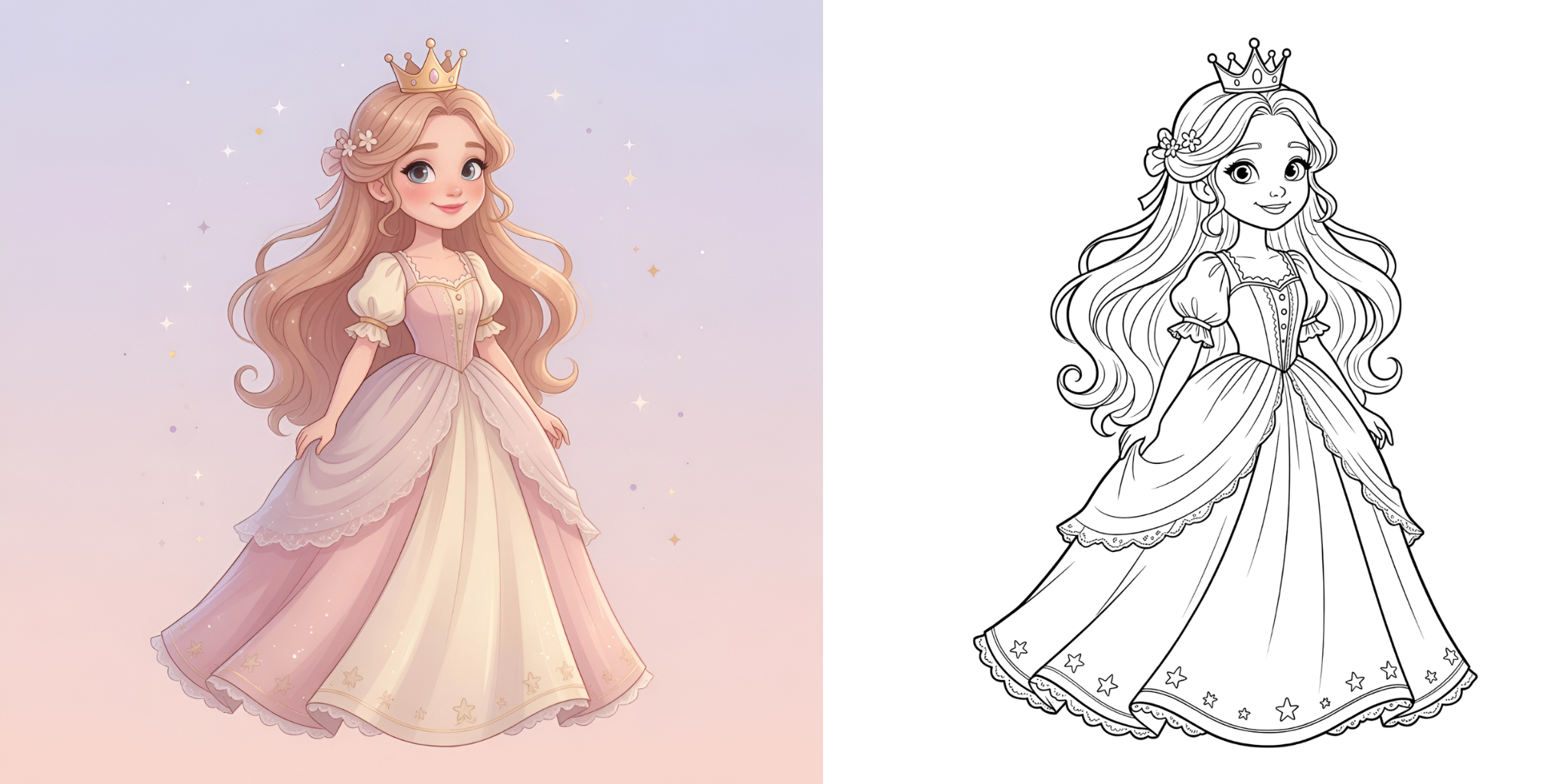 ft - Coloriage Princesse ft