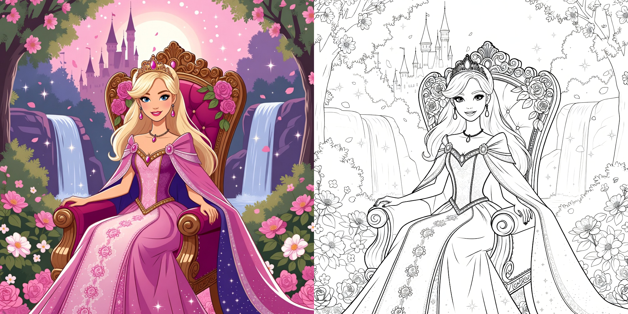 ft - Coloriage Barbie ft