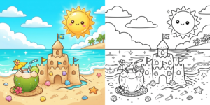 ft - Coloriage Été ft