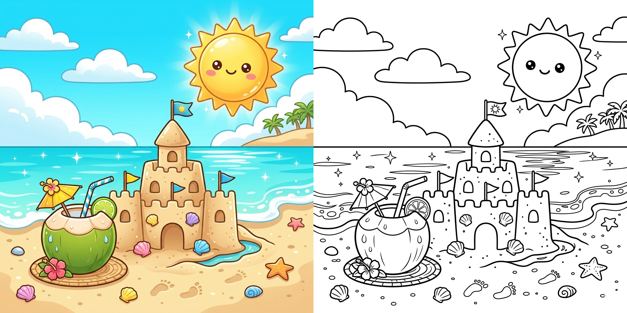 ft - Coloriage Été ft