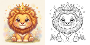 ft - Coloriage Lionceau ft