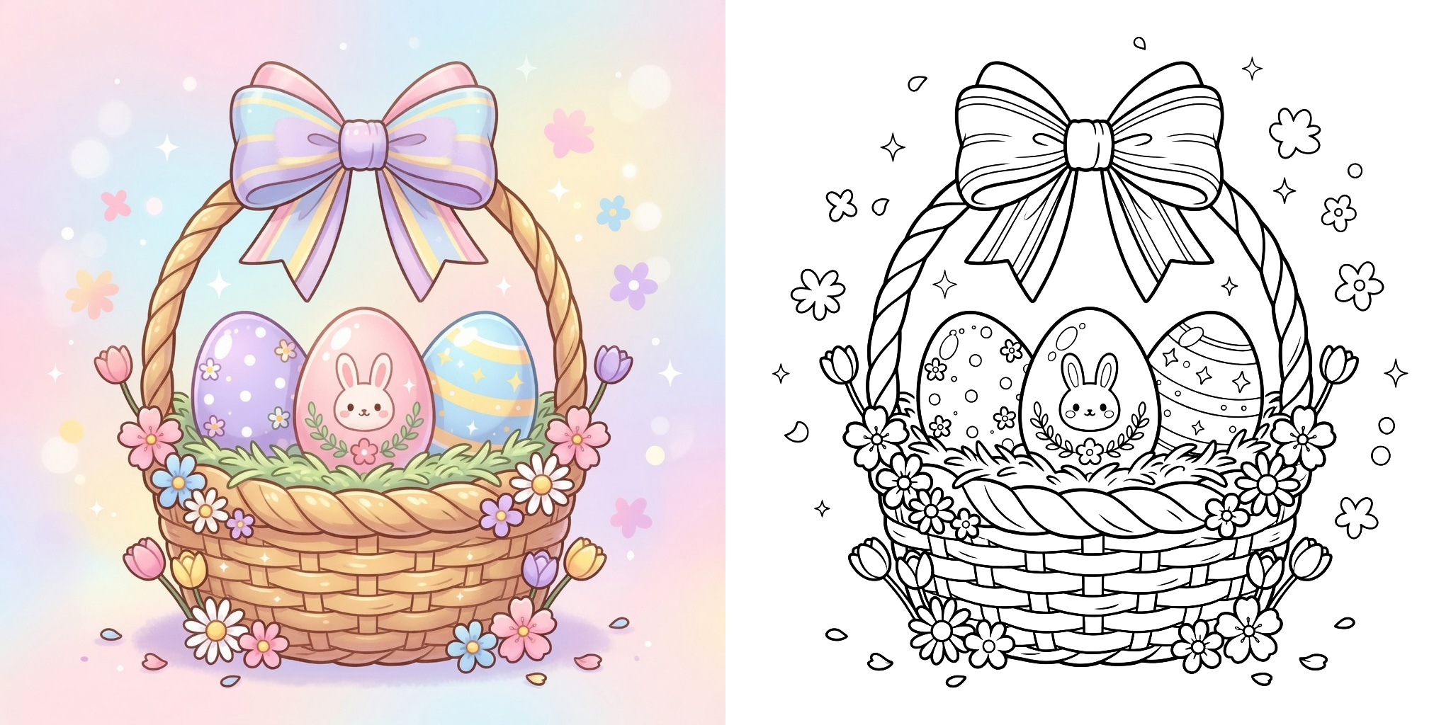 ft - Coloriages Oeuf De Pâques ft