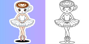 ft - Ballerina Cappuccina Coloriage ft