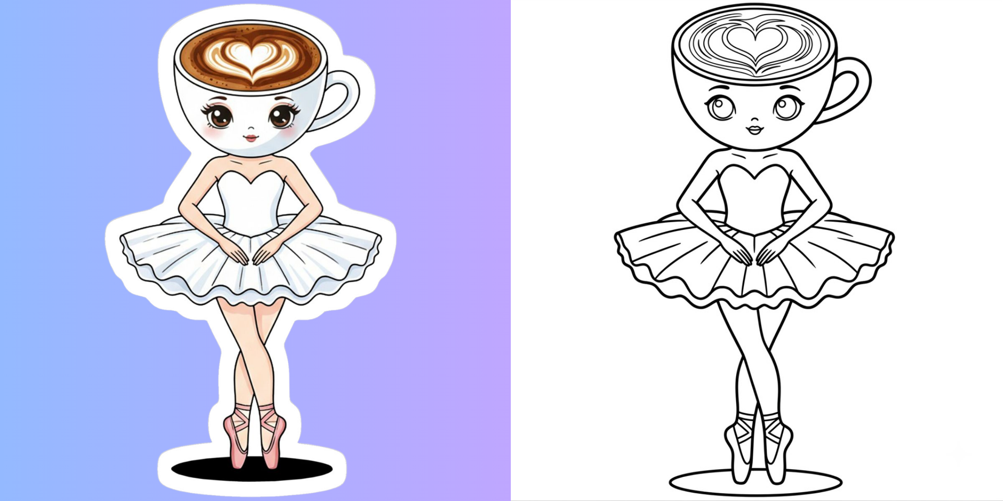ft - Ballerina Cappuccina Coloriage ft