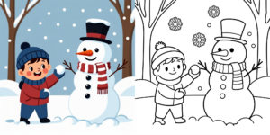 ft -  Coloriage Activités Hiver ft