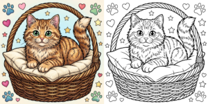 ft - Coloriage Chat ft