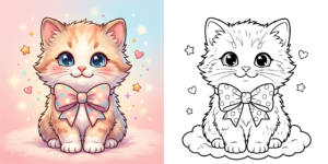 ft - Coloriage Chaton ft
