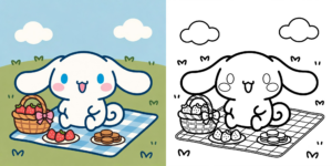 ft -  Coloriage Cinnamoroll ft