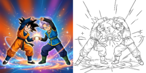 ft - Coloriage Dragon Ball Z ft