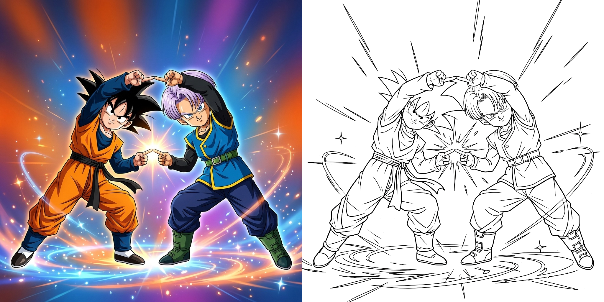ft - Coloriage Dragon Ball Z ft