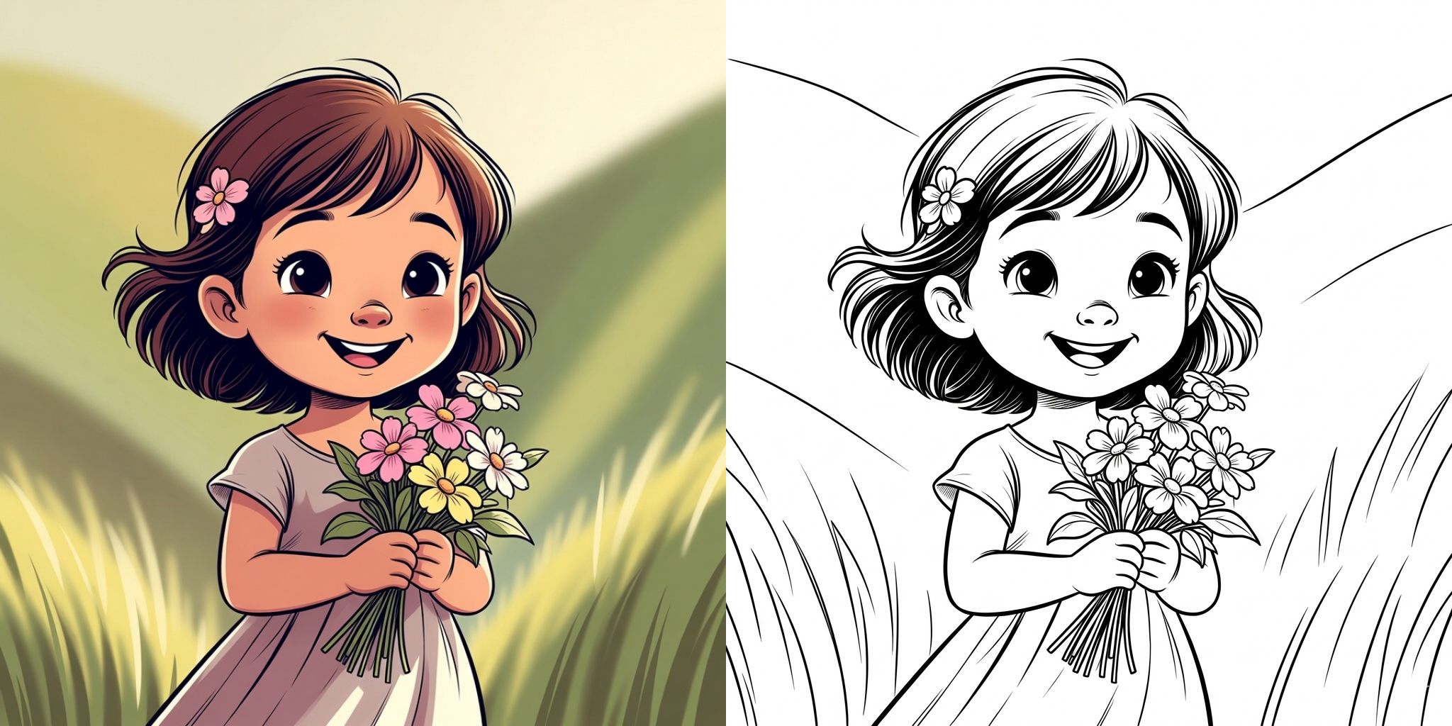 ft - Coloriage Fille ft
