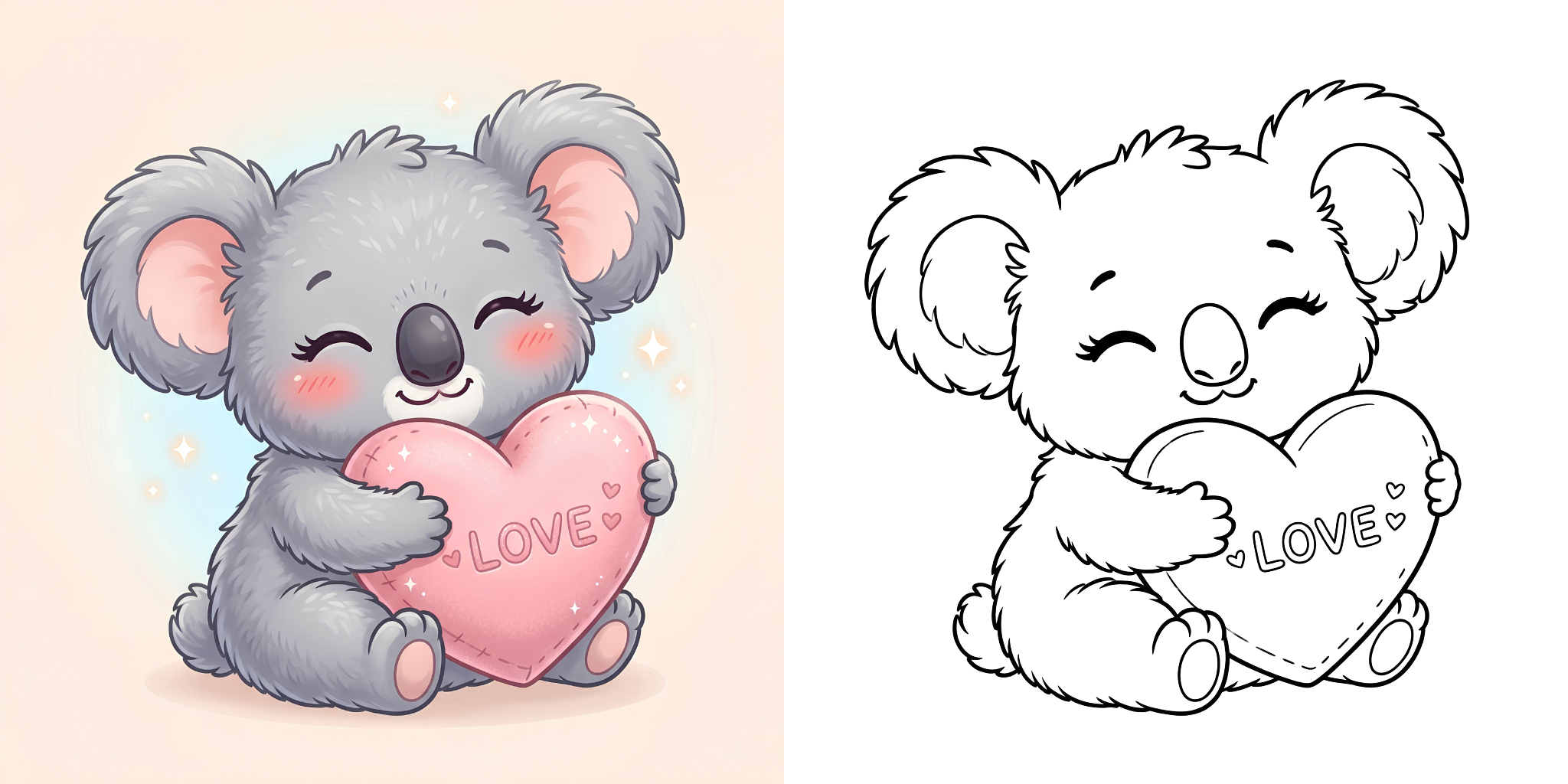 ft - Coloriage Koala Mignon ft