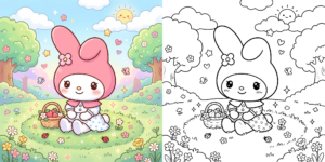 ft - Coloriage My Melody ft