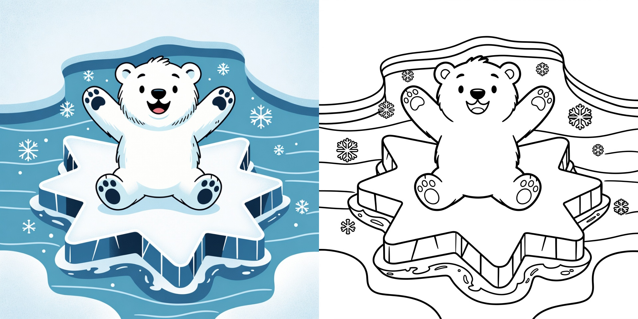 ft - Coloriage Ours Polaire ft