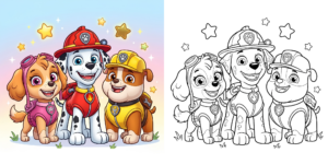 ft - Coloriage Pat Patrouille ft