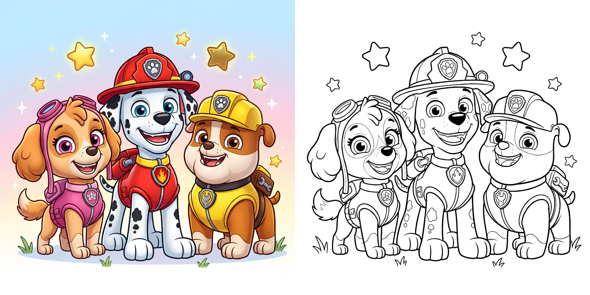 ft - Coloriage Pat Patrouille ft