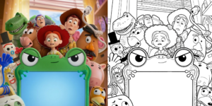 Toy Story 5 Coloring Pages ft - Coloriage Toy Story 5 ft