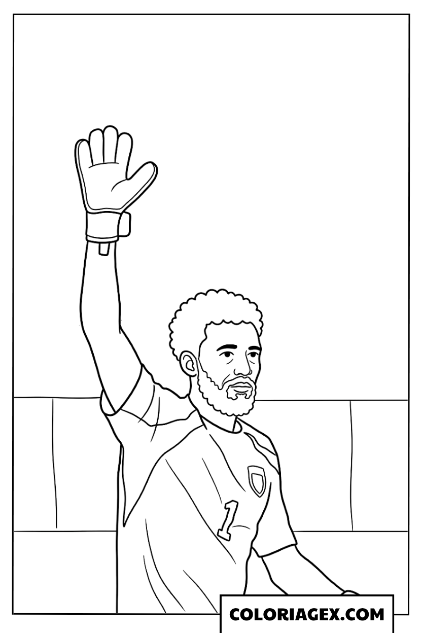 Coloriage Vozinha Cap-Vert Coupe du Monde 2026