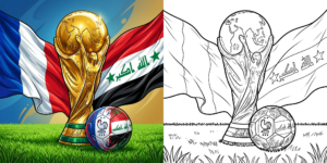 ft - Coupe du Monde 2026 : Coloriage France vs Irak ft