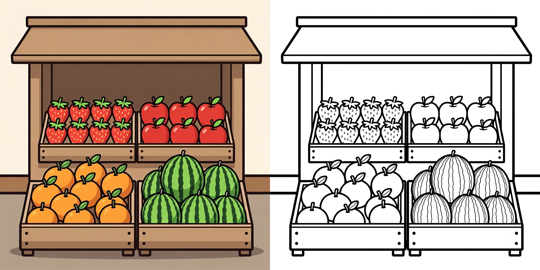 ft - Dessin Fruits Facile ft