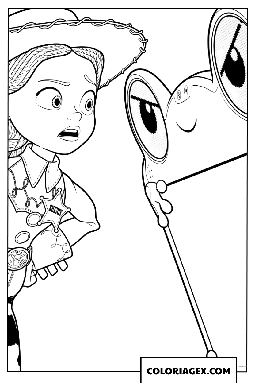 Dessin de l'affrontement entre Jessie et Lilypad