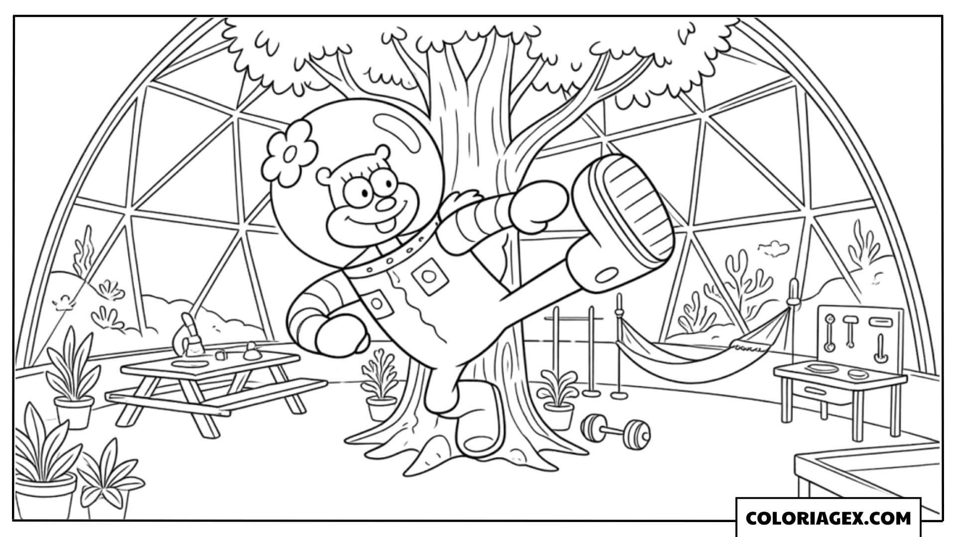 Gary l’escargot rêve d’un cookie à colorier