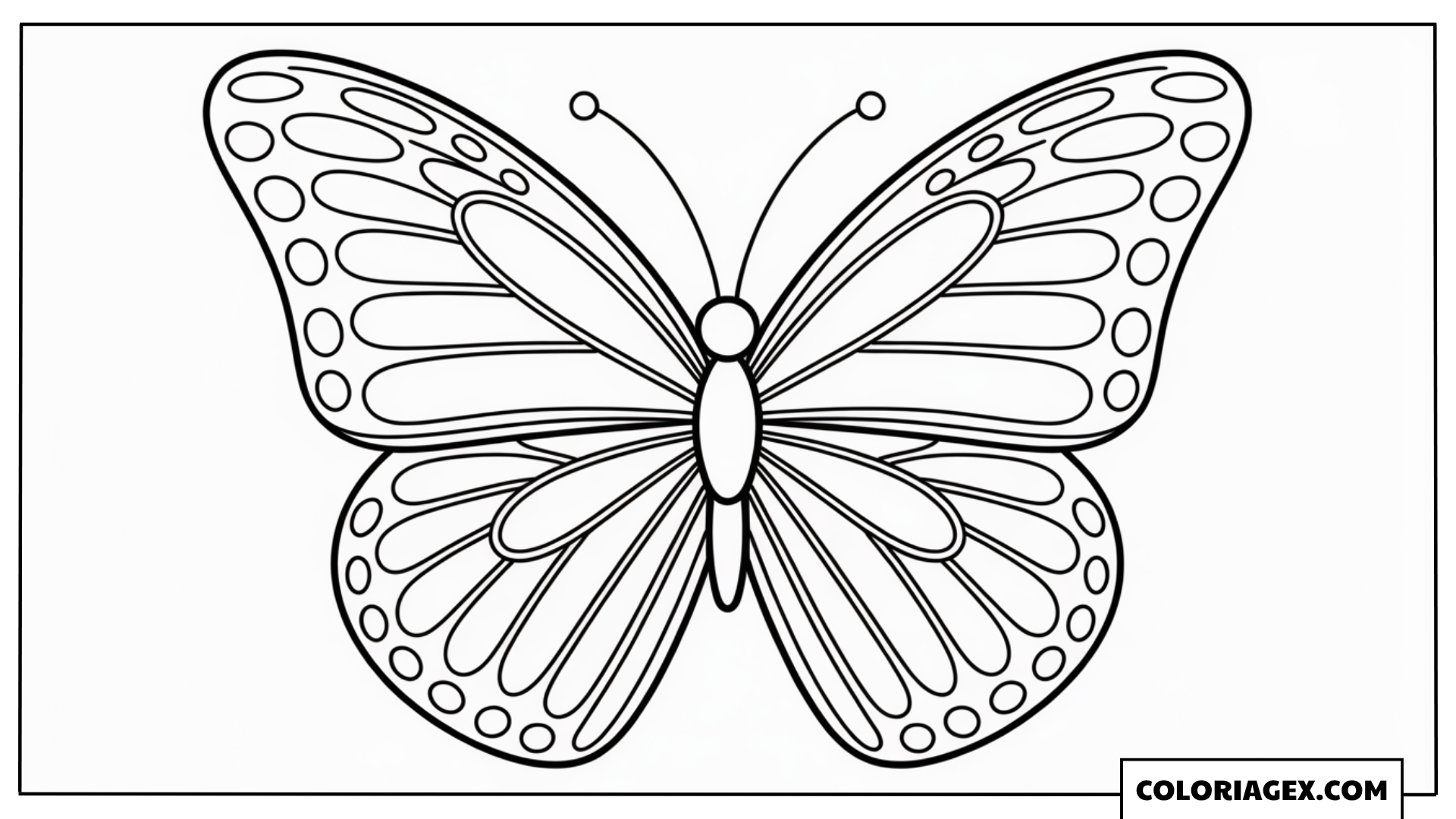 Papillon coloriage
