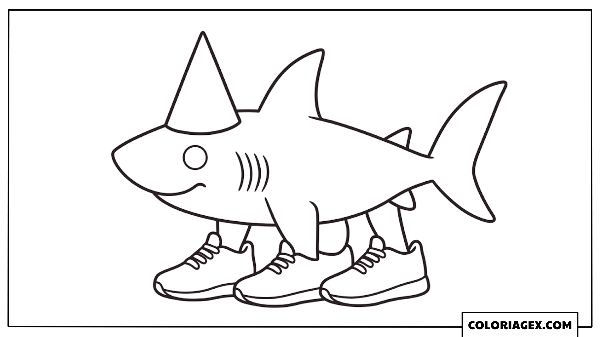 Tralalero Tralala coloriage