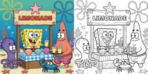 ft - coloriage de bob l'éponge et patrick ft