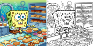 ft - coloriages de spongebob ft