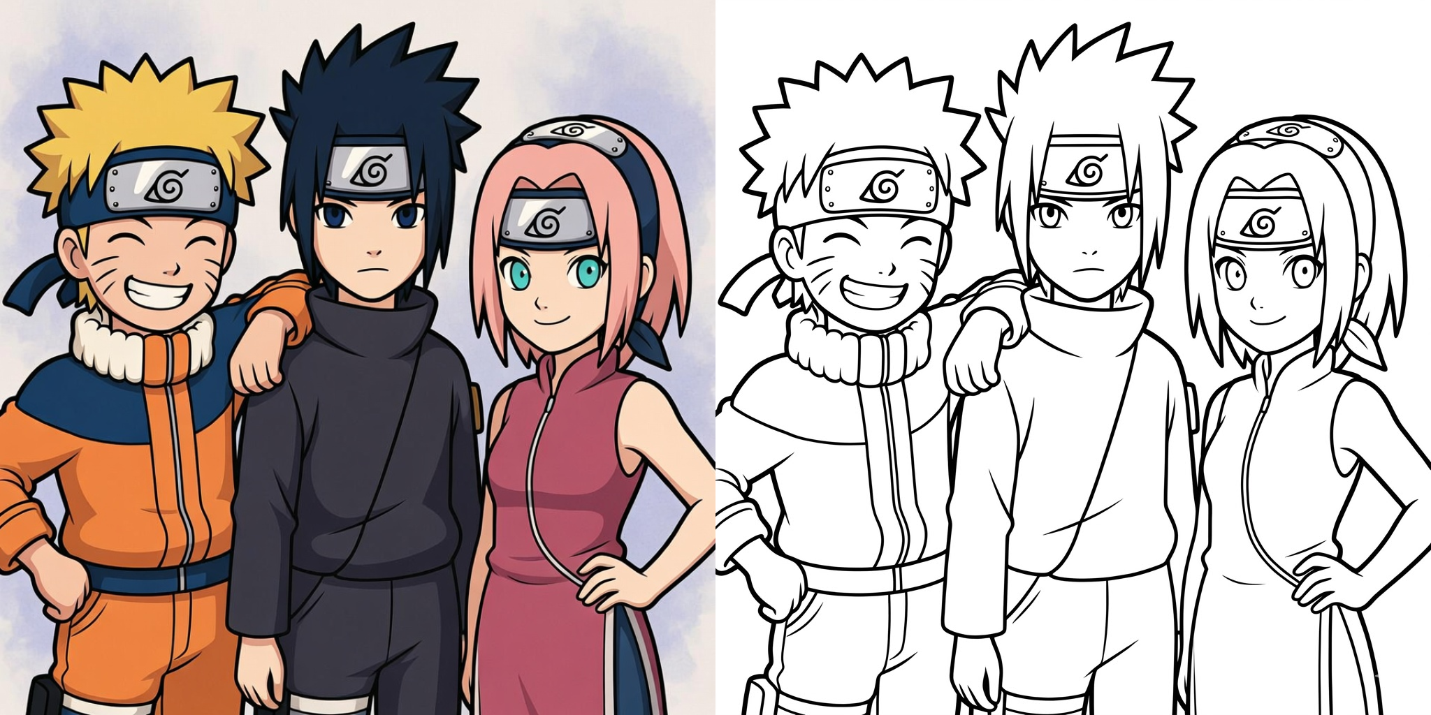 ft - dessins Naruto avec des amis ft