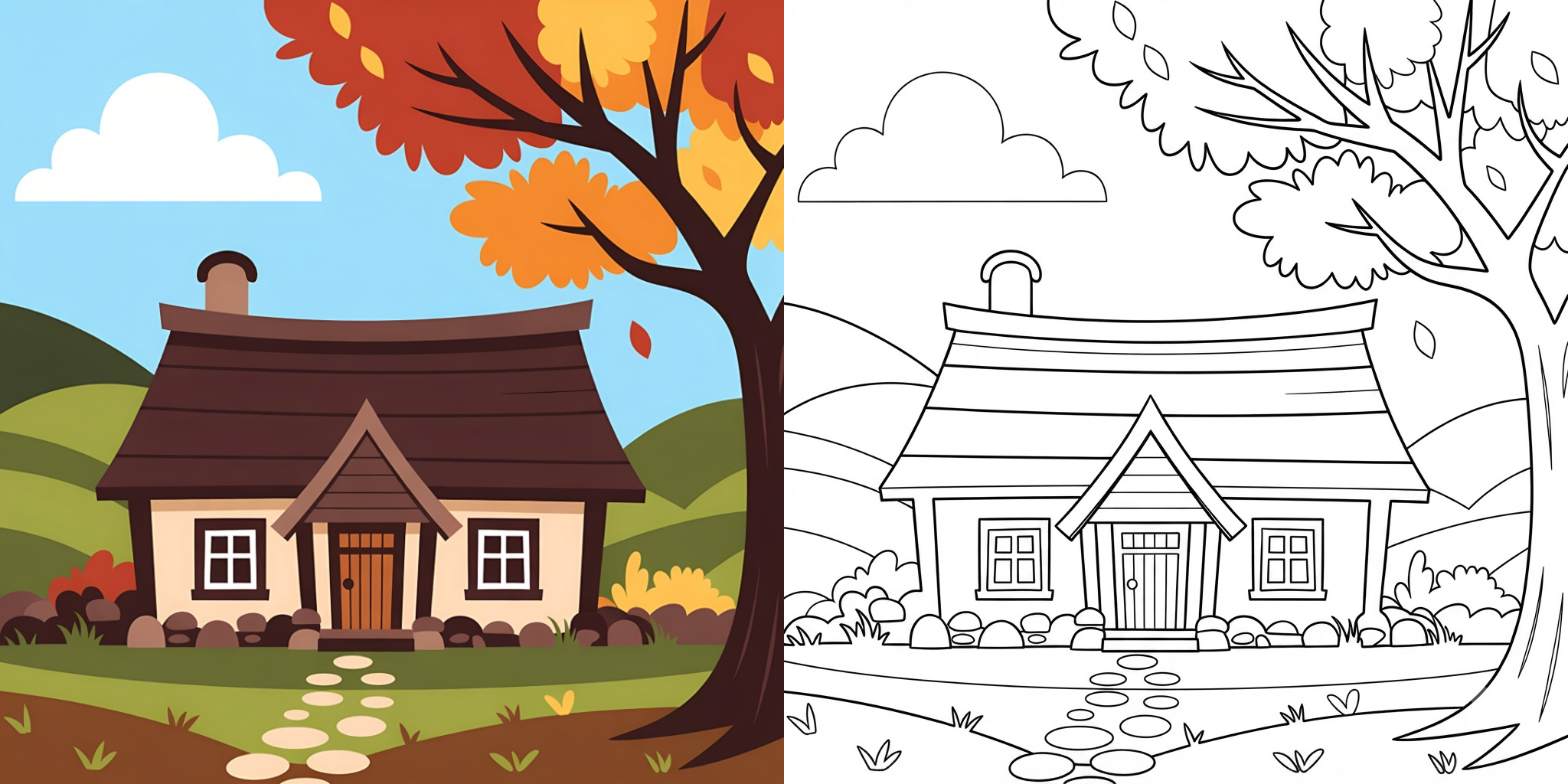 ft - Coloriage Automne ft