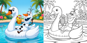 ft - Coloriage Disney Été ft