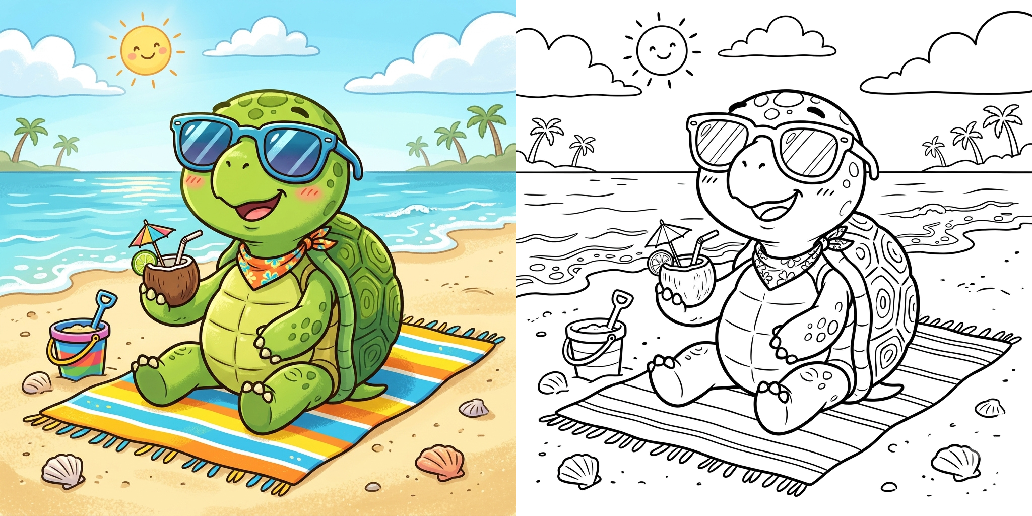 ft - Coloriage Tortue ft