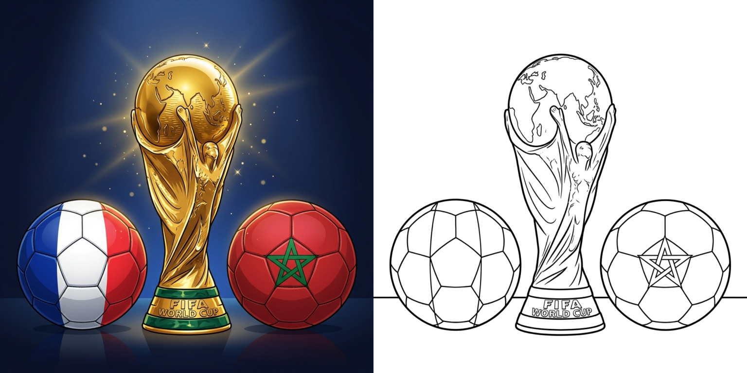 Coupe Du Monde 2026 Coloriage France Vs Maroc 15 Dessins Imprimer coupe-du-monde-2026-coloriage-france-vs-maroc-15-dessins-imprimer
