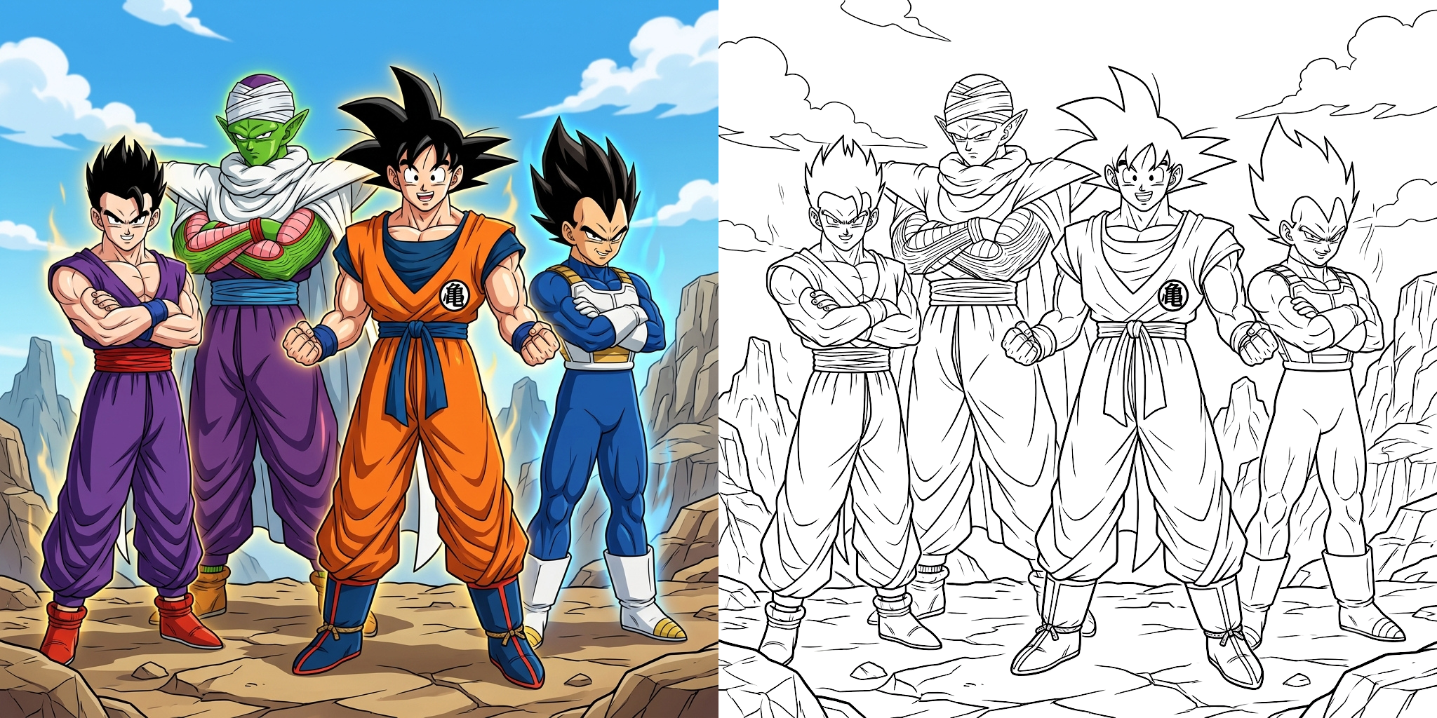 ft - Dessin Dragon Ball Z ft