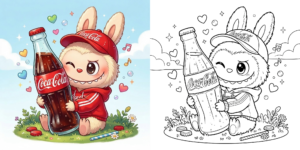 ft - Dessin Labubu Coca Cola ft