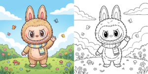 ft - Dessin Labubu ft