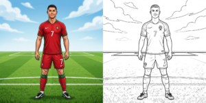 ft - Dessin Ronaldo ft