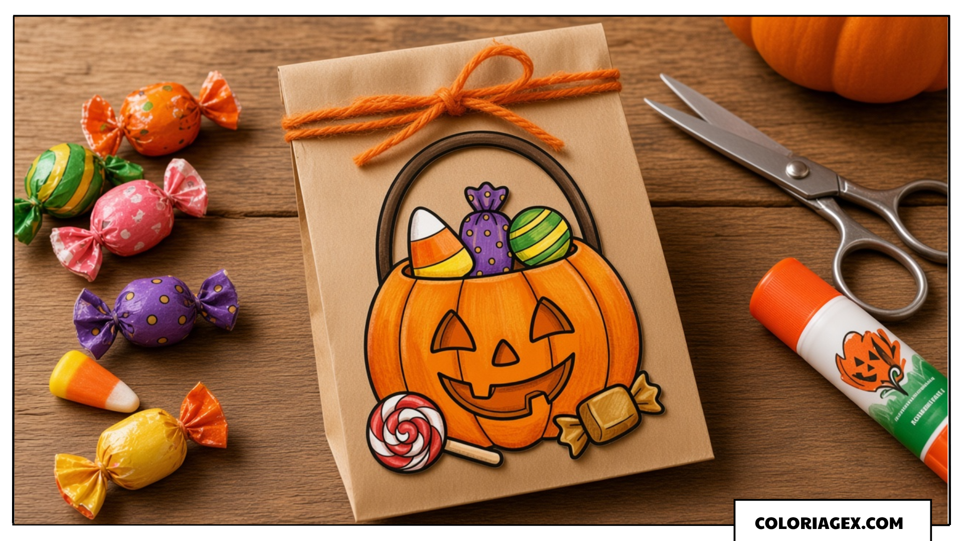 Sachet à bonbons d’Halloween le cadeau parfait à offrir