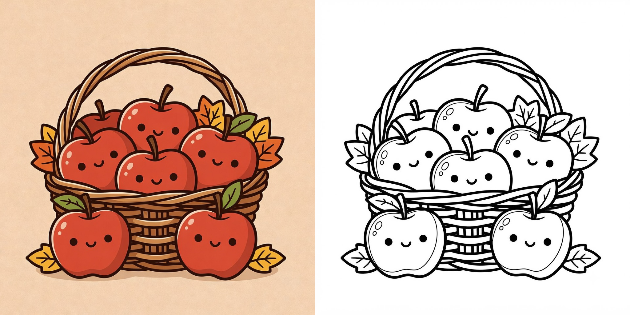 ft - coloriage mignon automne ft