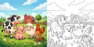 ft - Coloriage Animaux de la Ferme ft