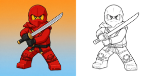 Coloriage Ninjago feature