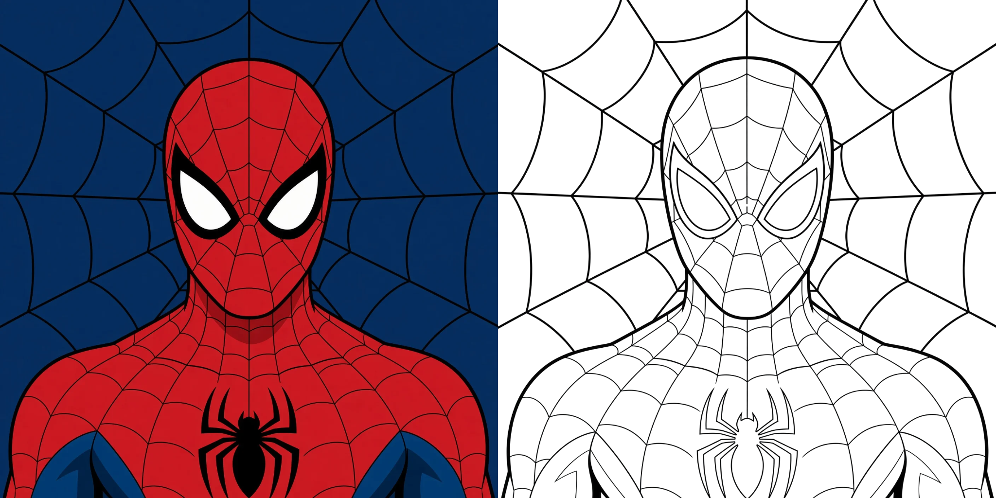Coloriage Spiderman ft
