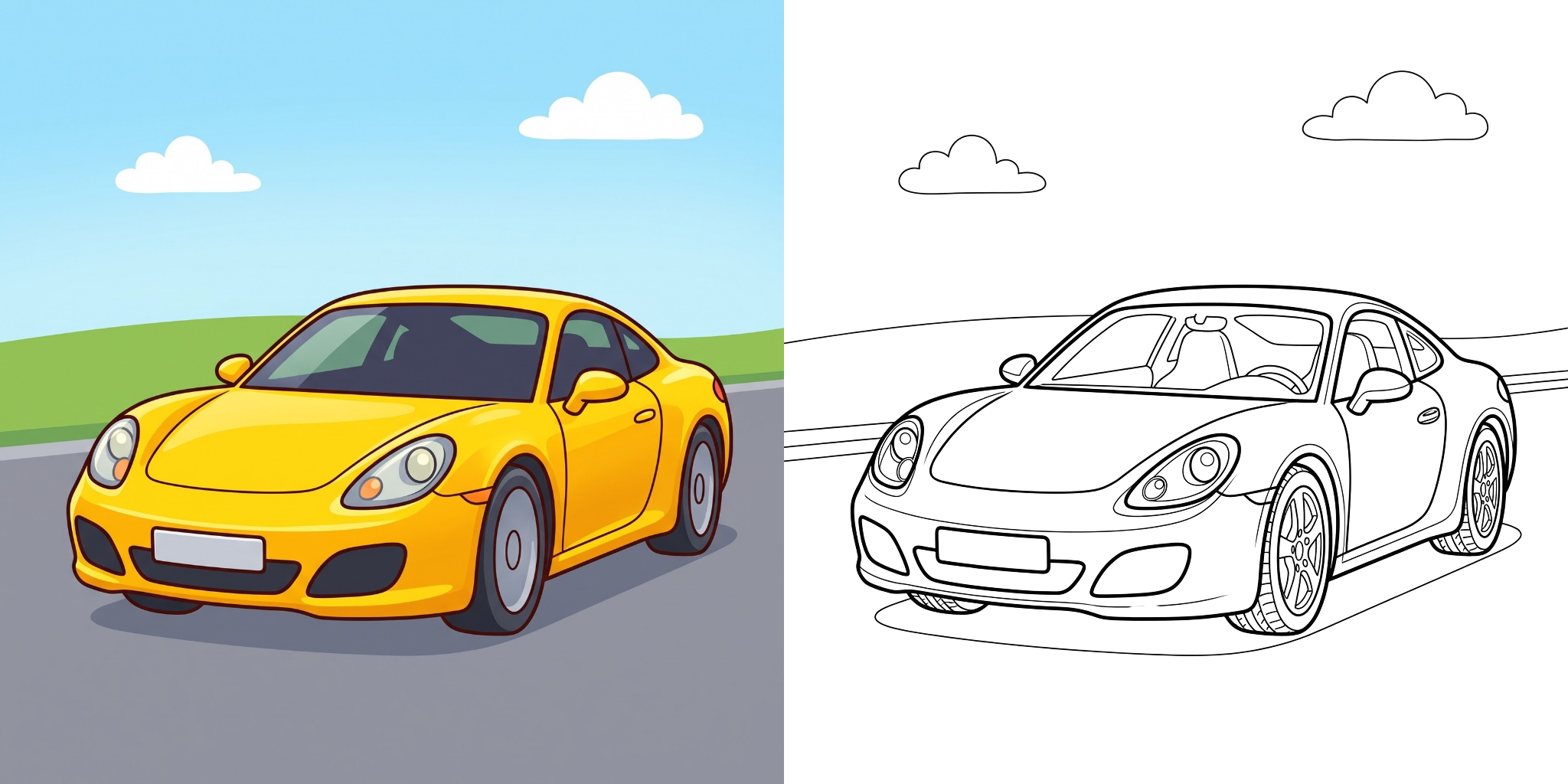 Coloriage Voiture feature