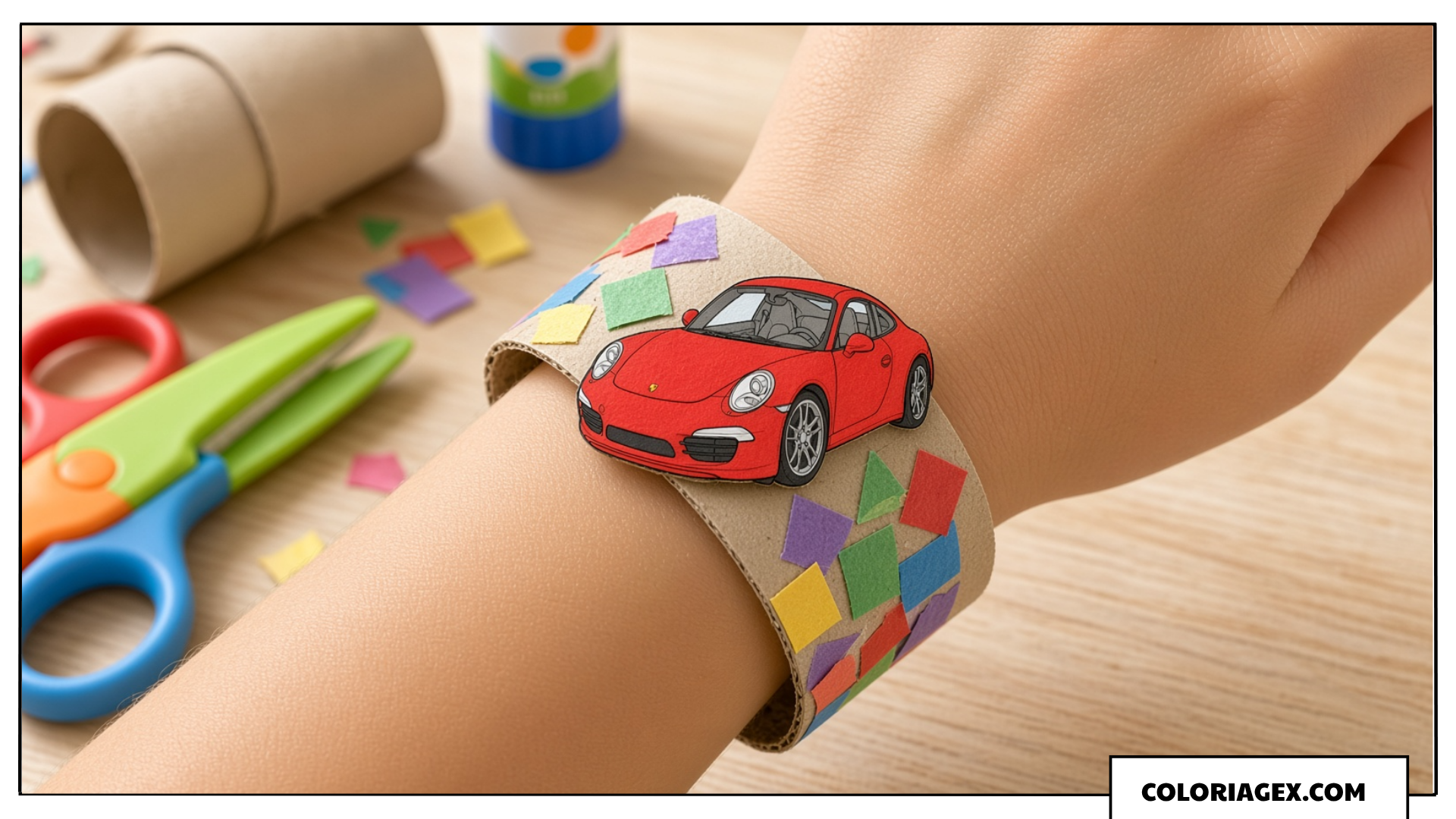 Montre de pilote en rouleau de papier toilette
