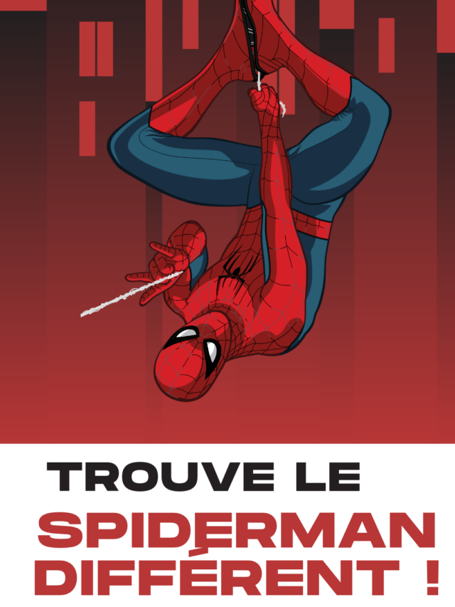 Trouve le Spiderman différent ! Un jeu amusant pour enfants